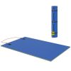 Soozier 9 x 6 ft. Lily Pad Water Mat for 2 Adults, Floating Water Pad for Lake, Pool, Ocean, Beach, and Boating, Blue