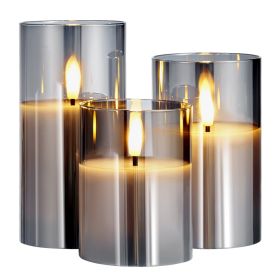 VEVOR Flameless LED Candles 3 Pack Battery Operated Candles with Remote Control
