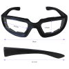 3 pairs Motorcycle Sports Biker Riding Glasses Wind Resistant Eye Protection Clear Sports Goggles Cycling Glasses Sunglasses