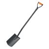 Square Shovel, 48 in Heavy-Duty Flat Shovel, Transfer Shovels with Alloy Steel Blade and Non-Slip D-Handle, Detachable and Easy Storage, for Gardening
