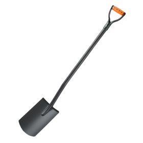 Square Shovel, 48 in Heavy-Duty Flat Shovel, Transfer Shovels with Alloy Steel Blade and Non-Slip D-Handle, Detachable and Easy Storage, for Gardening