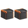 VEVOR Moving Blankets 12 Pcs, 72 x 40 in (32 lbs/dz) Large Packing Blankets with Cotton Filling