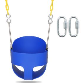 Swing Set Stuff Highback Full Bucket Swing Blue