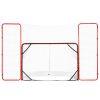 VEVOR Hockey Goal with Backstop and Targets Street Outdoor Steel Hockey Net 72"
