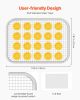 VEVOR Food Dehydrator Machine, 6 Stainless Steel Trays, 400W Electric Food Dryer with Adjustable Temperature & 24-Hour Timer, Freeze Dryer for Jerky
