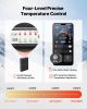 VEVOR Heated Socks, 5000mAh Battery Powered, Rechargeable Heating Socks with 4 Heating Levels, Electric Heated Sock with APP Control for Men Women