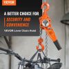 VEVOR Manual Lever Chain Hoist, 3/4 Ton 1650 lbs Capacity 10 FT Come Along, G80 Galvanized Carbon Steel with Weston Double-Pawl Brake