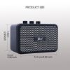 WINZZ Amplifier, 5W Black Electric Guitar Amplifier – Compact & Powerful Sound