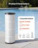 VEVOR Pool Filter Cartridge, 50 Sq. Ft Spa Hot Tub Filter Cartridge Replacement, Compatible with Hayward C500, CX500-RE, Pleatco