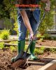 Square Shovel, 48 in Heavy-Duty Flat Shovel, Transfer Shovels with Alloy Steel Blade and Non-Slip D-Handle, Detachable and Easy Storage, for Gardening