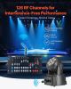 DMX Wireless Receiver Transmitter Controller for LED Stage Light 8 PCs Black