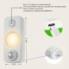4 PCS of high-quality motion-sensing lights, wall lights, equipped with USB charging cables and accessories, suitable for cabinets, wardrobes