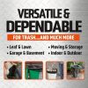 50/100PCS Heavy Duty Trash Bags,30-65Gallon Black Trash Bags, Heavy Duty Black Garbage Bags,Extra Large Black Bags for Lawn, Leaf