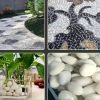 38 lbs River Rocks, 2-3 inch Polished Pebbles - Decorative White Stones for Indoor/Outdoor Use, Perfect for Plants, Vase Fillers, Aquariums