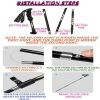 "5-Section Collapsible Trekking Poles - Lightweight Aluminum Alloy with External Lock, Adjustable 24-55" for Hiking"