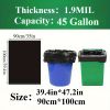 50/100PCS Heavy Duty Trash Bags,30-65Gallon Black Trash Bags, Heavy Duty Black Garbage Bags,Extra Large Black Bags for Lawn, Leaf